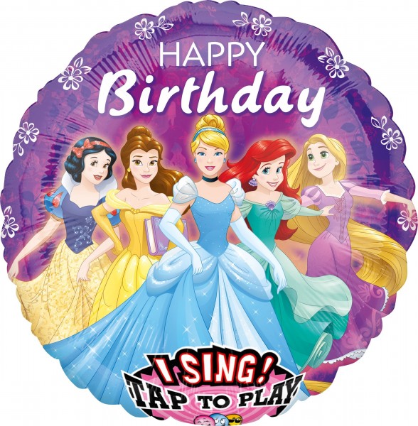Principesse Disney I Sing Foil Balloon
