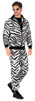 Preview: Zebra tracksuit for adults