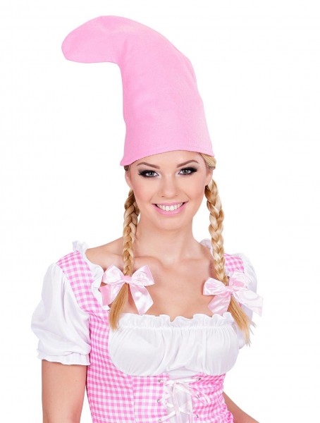 Pink dwarf hat