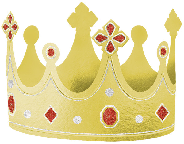 Königliche Krone aus Folie
