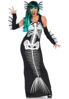 Voorvertoning: Sea Witch Bones Dress Ladies Costume