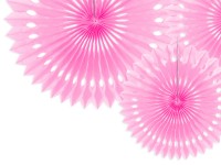 Preview: 3 paper rosettes Kate pink