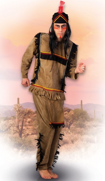 Disfraz de águila solar india para hombre 3