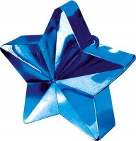 Obciążnik w kształcie gwiazdy w kolorze niebieskim
