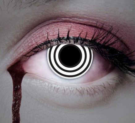 Schwarze Psycho Jahres Kontaktlinsen 2