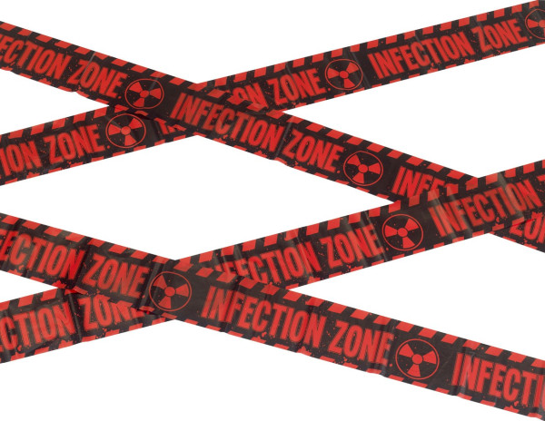Infection Zone Barrier Tape 600cm