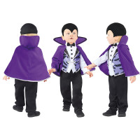 Anteprima: Costume da mini vampiro da vampiro per bambini