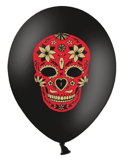 50 festival van de dode ballonnen zwart 30cm
