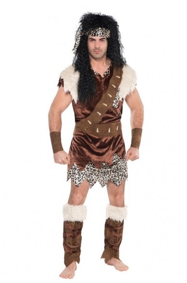 Stone Age Neanderthal costume for men