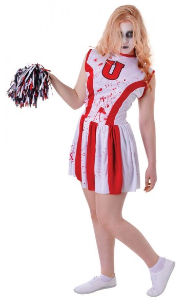 Cheerleader Dead Dress Röd