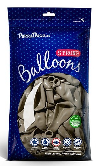 20 Partystar metallic Ballons karamell 23cm 2