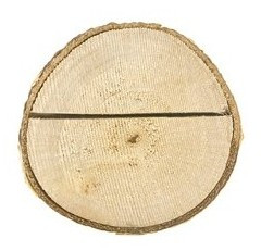 10 marque-places en bois de 3-4 cm