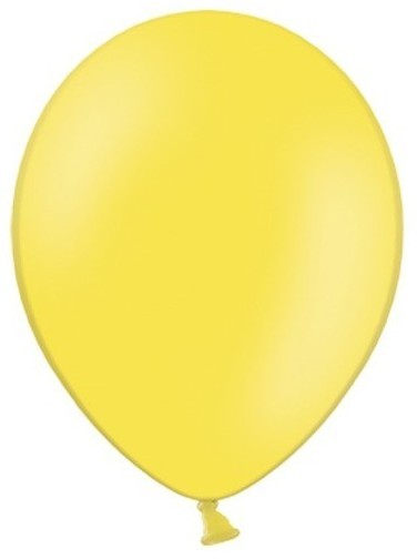 100 Partystar Luftballons zitronengelb 30cm