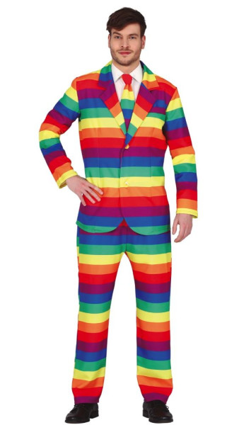 Men's Rainbow Pride party suit