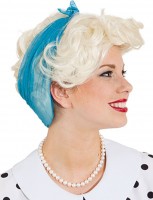 Rockabilly women's wig Vivianne with hairband
