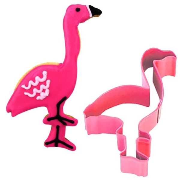 Flamingo koekjes uitsteker