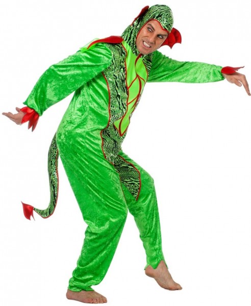 Poison green reptile costume 2