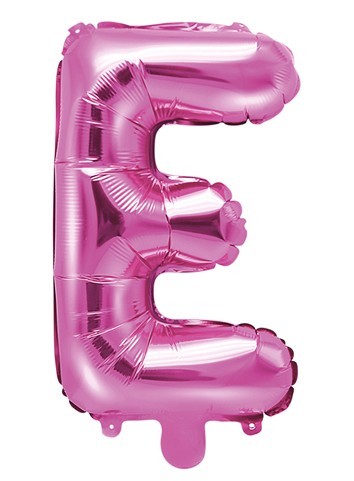 Ballon aluminium E fuchsia 35cm