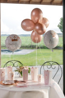 Widok: 6 metalowych balonów lateksowych Princesse 30cm
