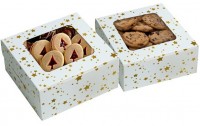 Preview: 2 star cake boxes 16cm
