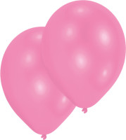 Set of 10 pink balloons 27.5cm