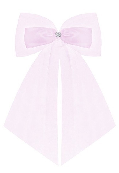 Cravatta in raso color rosa 14 cm