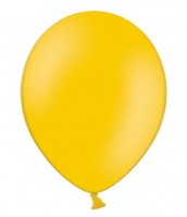 Oversigt: 10 feststjerner balloner solgul 27cm