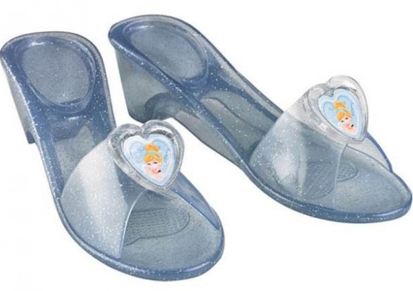 Cinderella glitter sandals for children