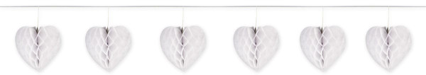 Girlanda serce w kształcie plastra miodu Amore 4m