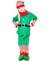 Vorschau: Weihnachtswichtel Elfen Kostüm für Kinder