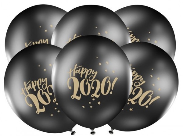 50 ballons Happy 2020 30cm 2