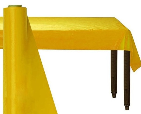 Gele tafelkleden rol Basel 30m