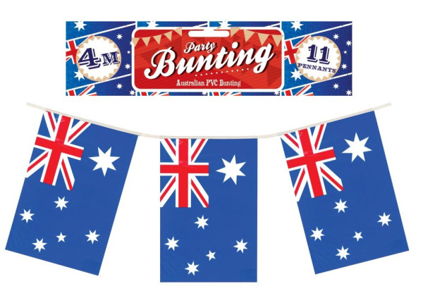 Australische Flaggen Wimpelkette 4m