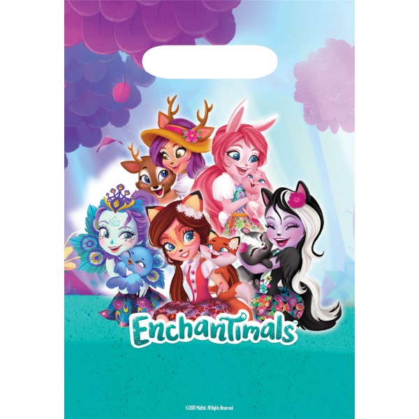 8 Enchantimals uwielbia torby na prezenty ze zwierzętami
