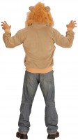 Oversigt: Plys løve sweatshirt jakke