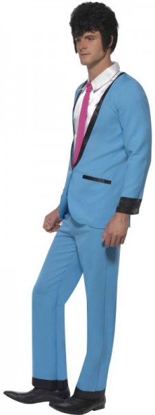 Ljusblå Elvis kostym för män 2