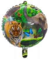 Preview: Foil balloon Wild Safari 43cm
