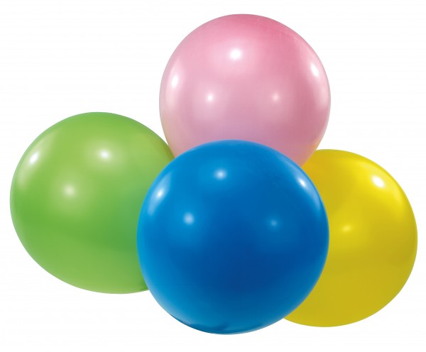 4er Set Maxi Luftballons Umfang 130cm
