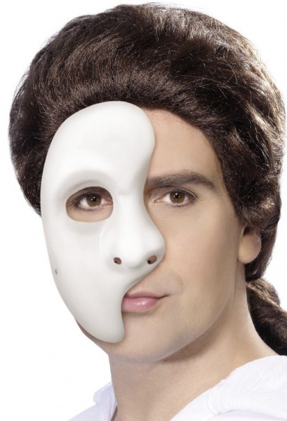 Masque fantôme d'opéra blanc