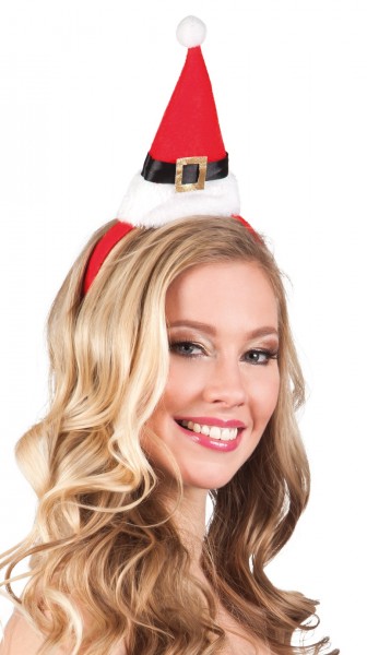 Bożonarodzeniowa czapka na opasce