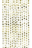 Vorschau: Goldener Sternen-Wandbehang 2m