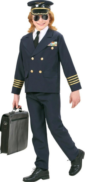 Costume da pilota uniforme per bambini