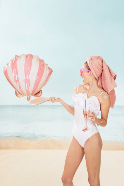 Seaside Bride foil balloon