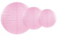 Linternas lilly rosa hielo 25cm