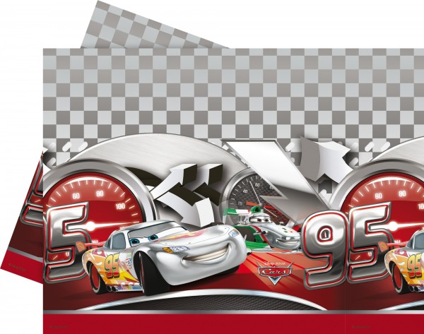 Cars Silver Cup race tablecloth 120 x 180cm