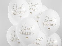 mastermind Halvkreds børste 8 Just Married Wedding Balloons | Party365.com