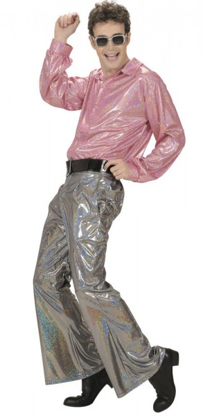 Silver party disco men's pants 2
