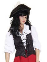 Black pirate corsage