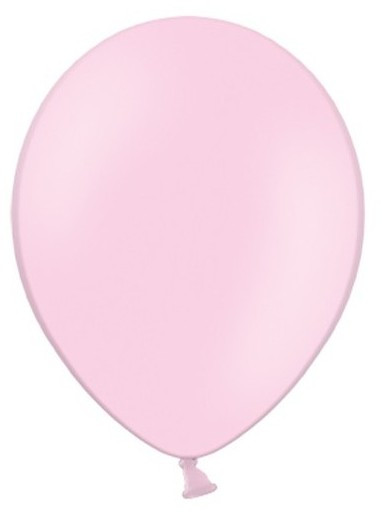 10 party star balloons light pink 30cm