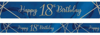 Luxurious 18th Birthday Banner 2,74m